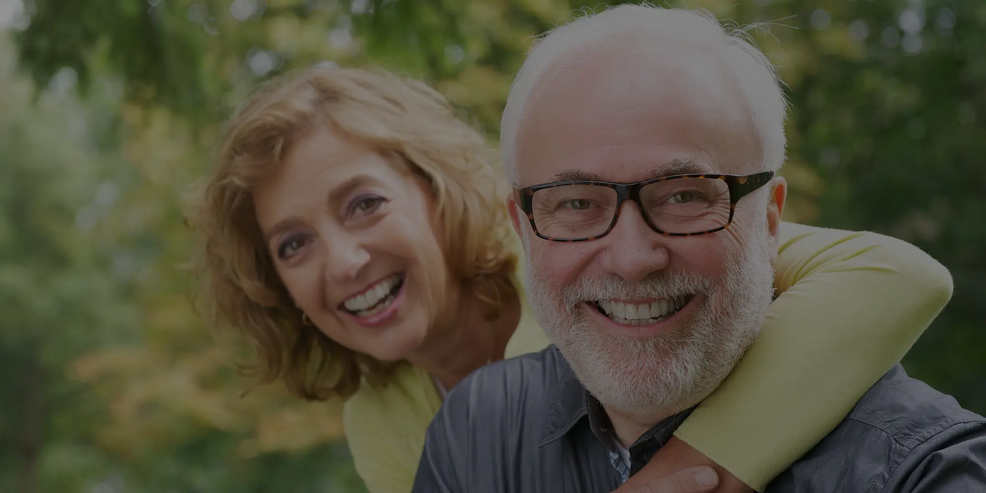 Dentist Noblesville IN Smiling Senior Couple
